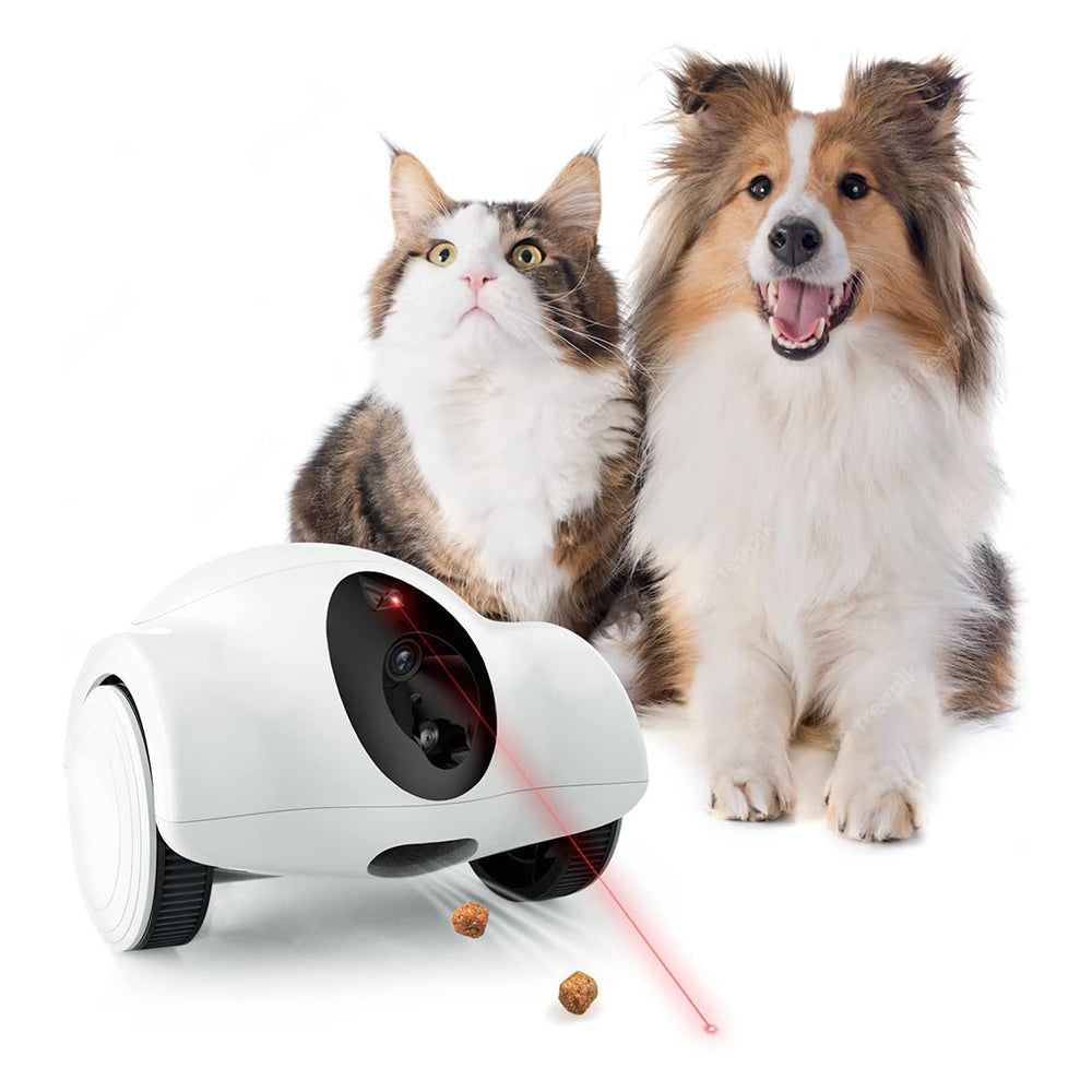 Youpet Dog Camera, 15 Days Long Standby Pet Robot for Dog Treat Camera, 1080P Full HD Dog Camera with Phone APP, 360°Move Freely, 2-Way Audio, No Monthly Fee(2.4G WiFi ONLY)