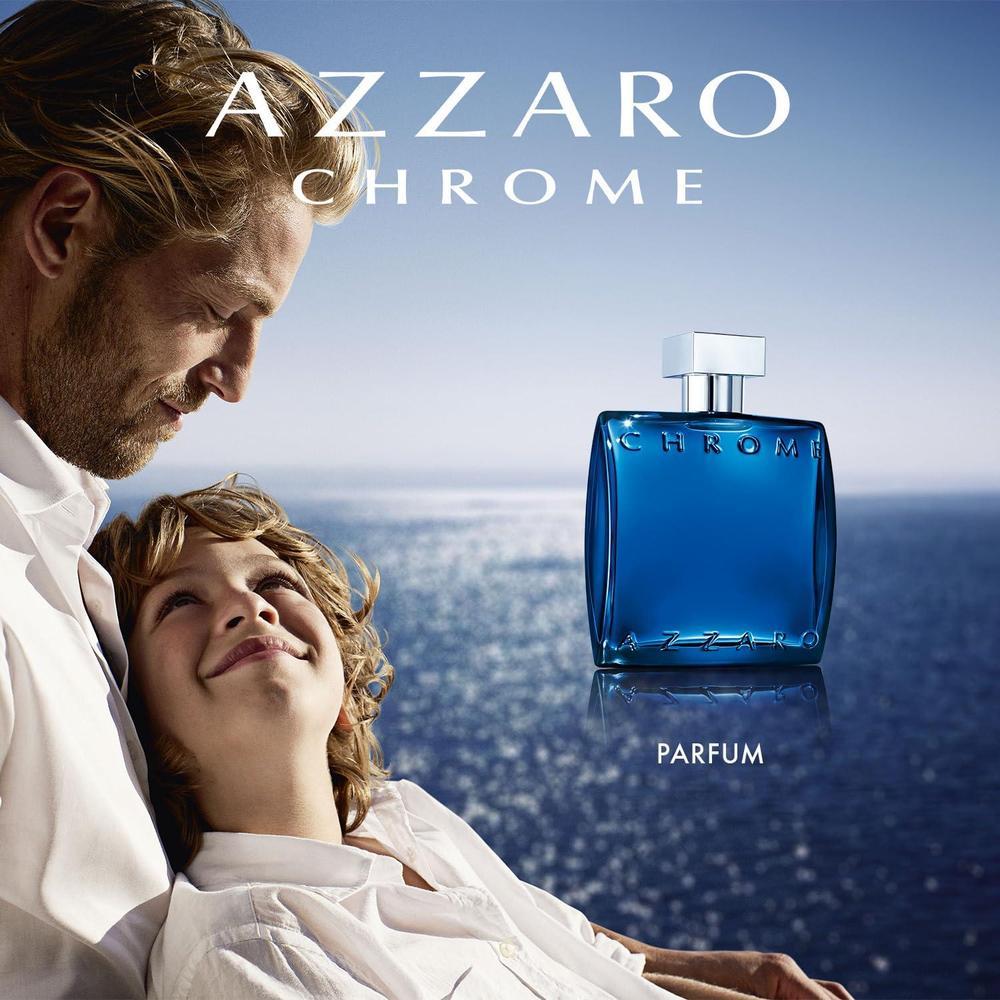 Azzaro Chrome Parfum Fresh Aromatic Mens Cologne