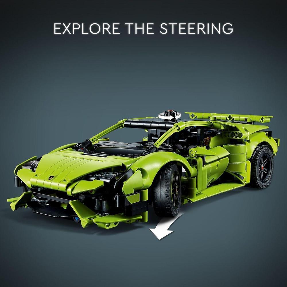 LEGO Technic Lamborghini Huracán Tecnica, kit para jóvenes aficionados a la ingeniería y coleccionistas de autos deportivos