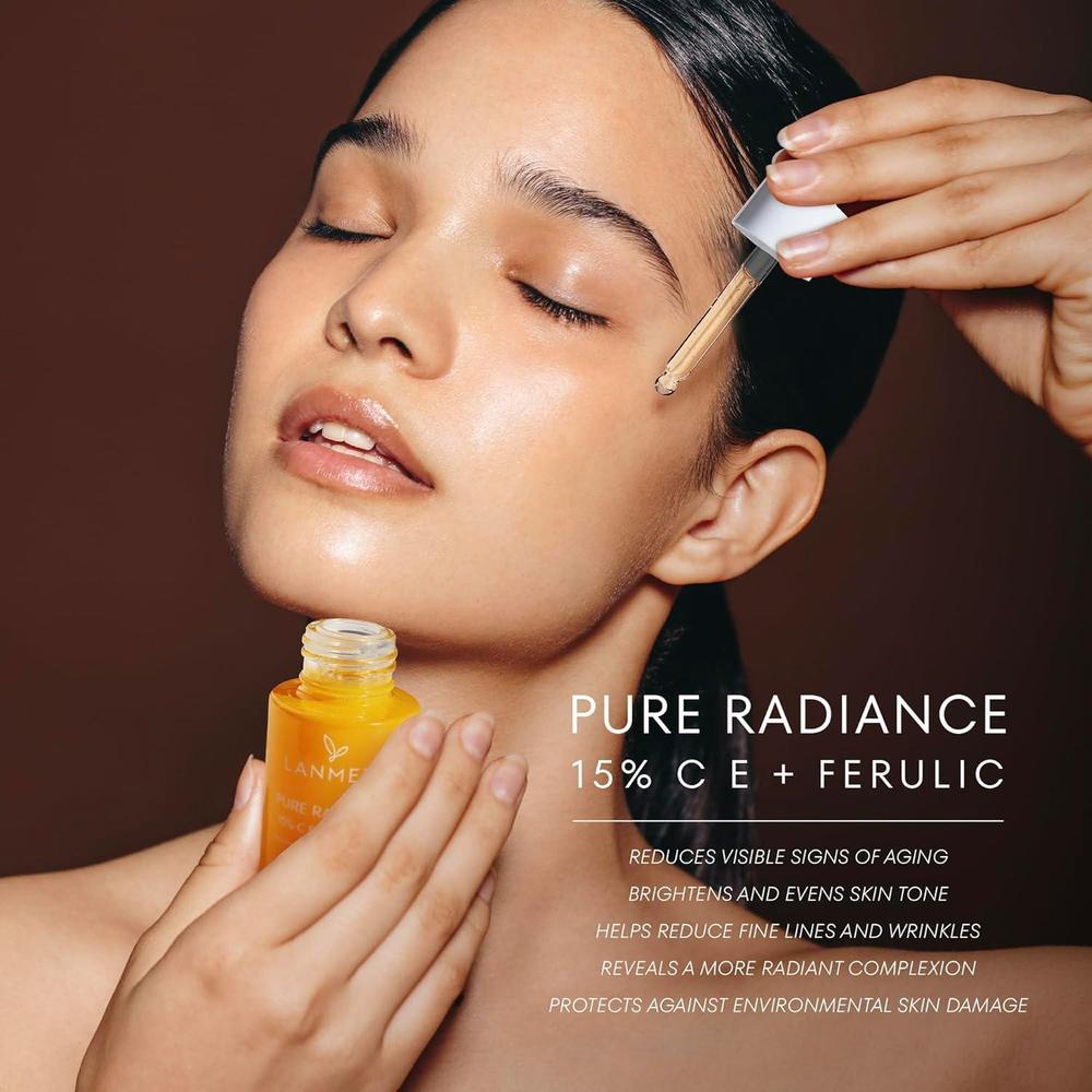 Lanmeri Serum Facial 15% Vitamina C + E + Ácido Ferúlico 30ml