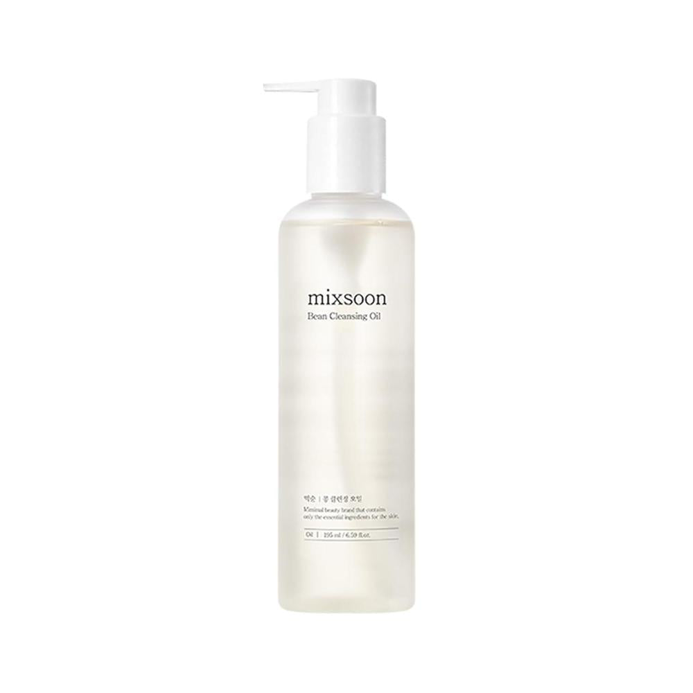mixsoon Aceite limpiador de frijoles – Aceite ligero de limpieza profunda y removedor de maquillaje, frijoles fermentados, hidratante y equilibrante para una piel suave 195ml / 6.59 onzas líquidas