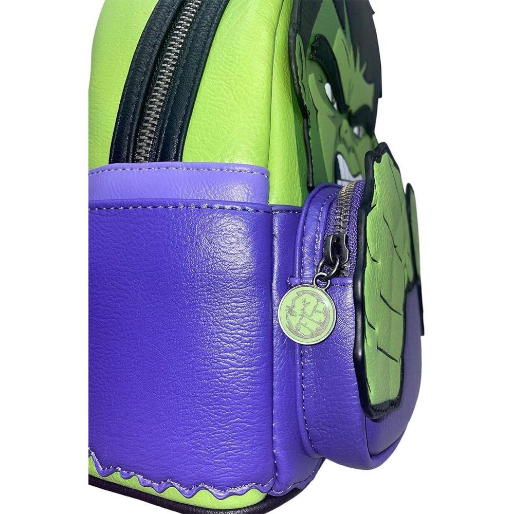 Loungefly The Incredible Hulk Marvel Comics Cosplay - Bolso de hombro con doble correa