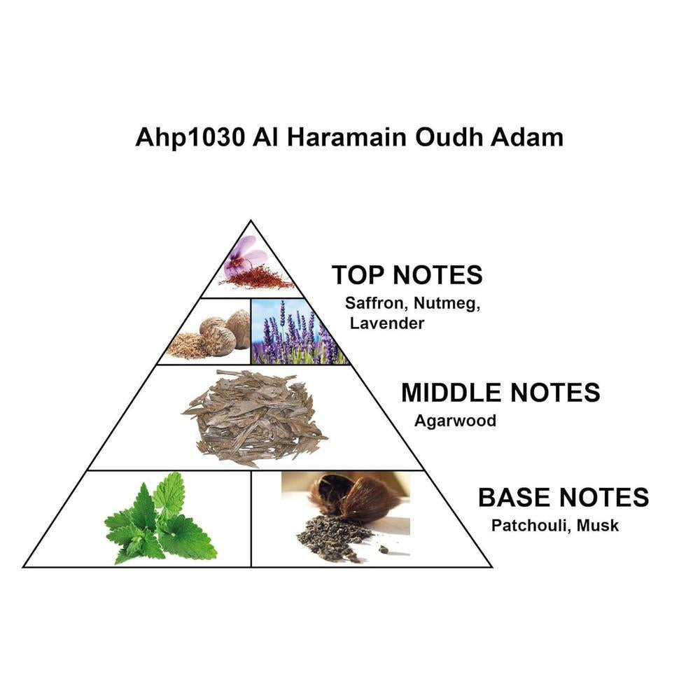 Al Haramain Oudh Adam Eau De Parfum Spray for Men