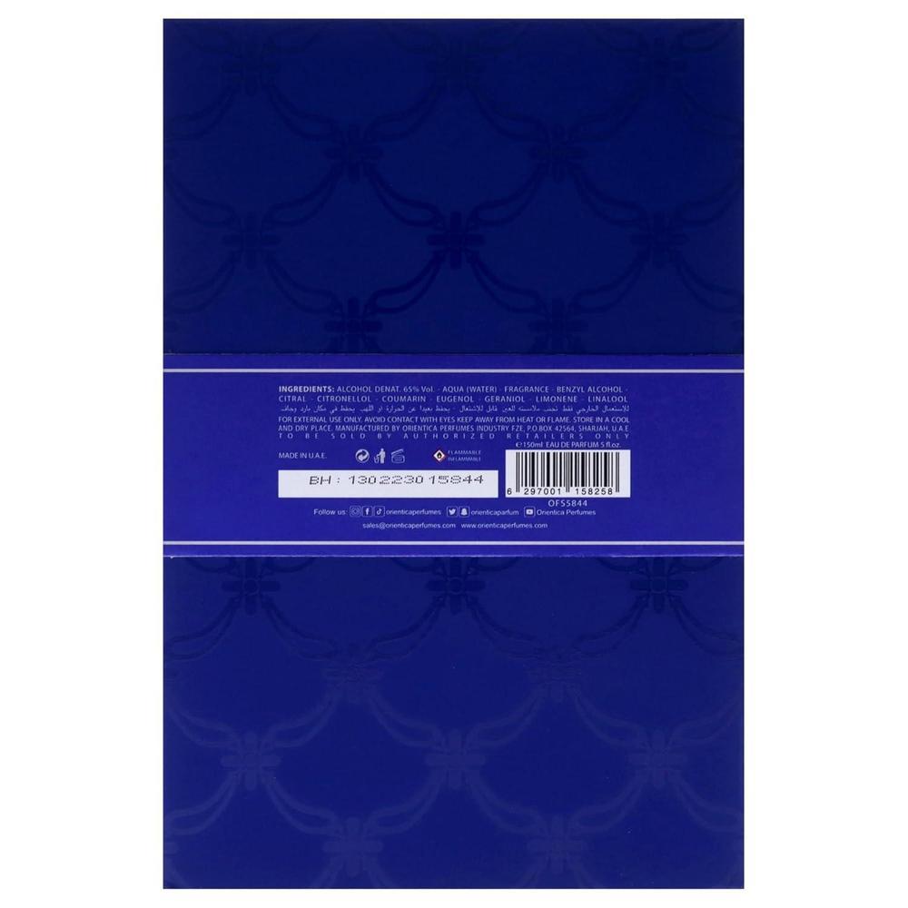 Orientica Royal Bleu Luxury Collection for Unisex - 5 oz EDP Spray