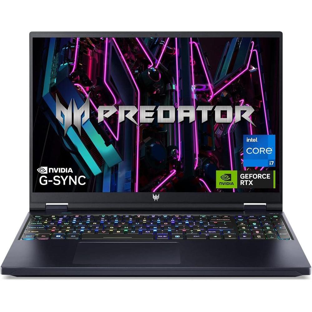 Acer Predator Helios 16 Laptop Gamer PH16-71-71AV 16" 16:10 165HZ Intel Core i7 16GB RAM 1TB SSD RTX 4060 Killer Wi-Fi 6E Negro