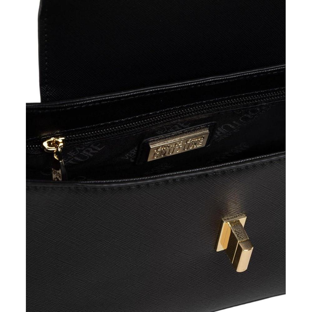 Bolso de hombro para mujer VERSACE JEANS COUTURE en color negro, diseño elegante y funcional