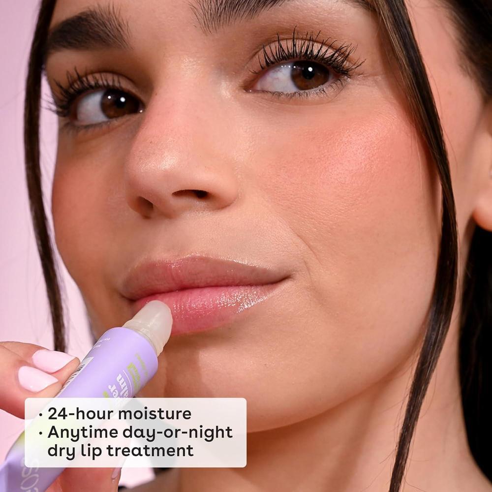 eos 24H Moisture Super Balm de Sandía y Mango para Pieles Sensibles, Mascarilla Labial Día o Noche, Paquete de 2