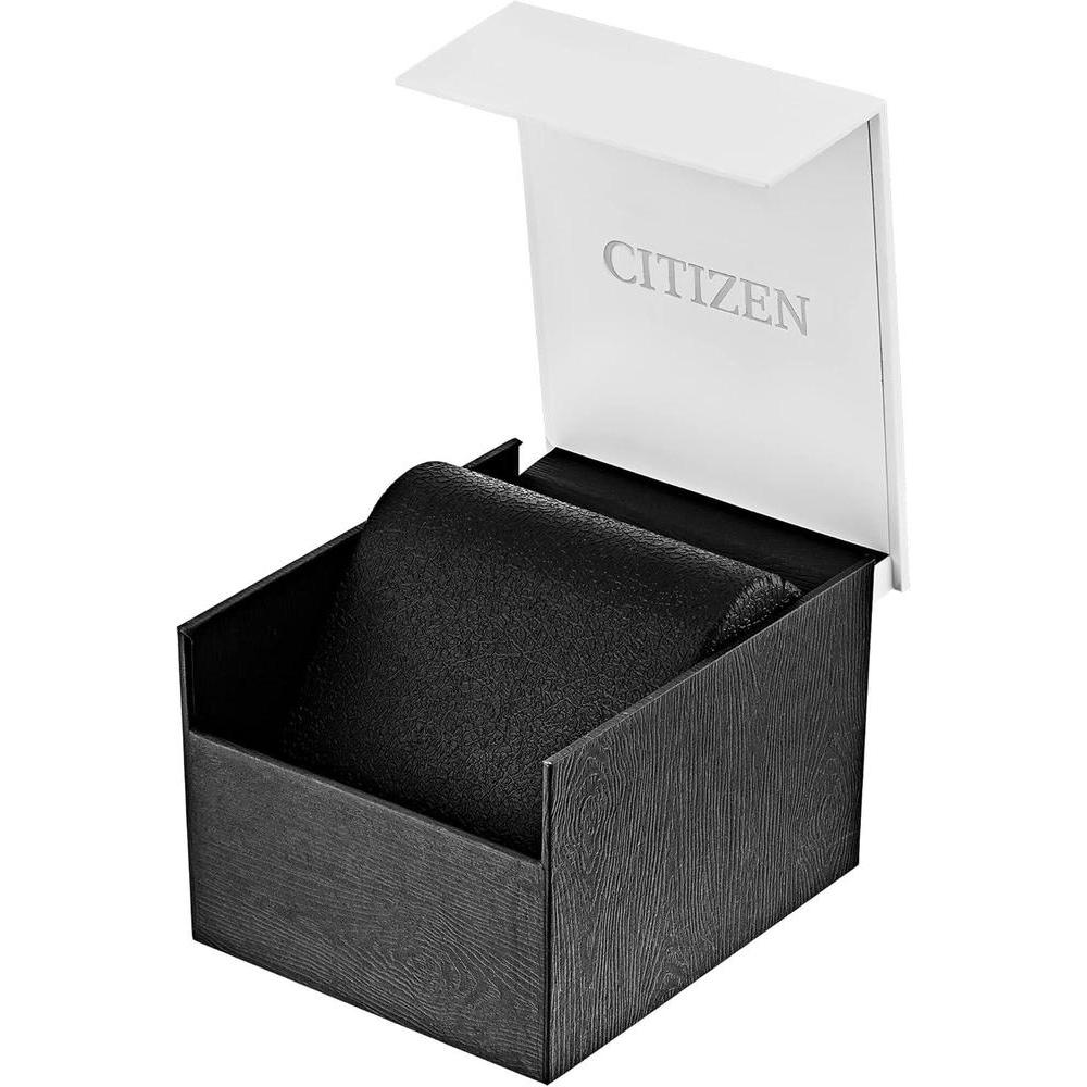 Citizen Eco-Drive Classic Reloj de Acero Inoxidable Plateado con Correa de Goma Blanca y Esfera Blanca