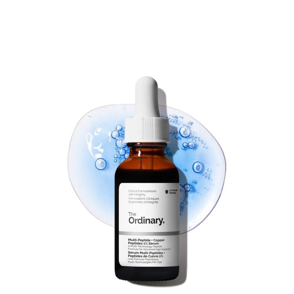 The Ordinary Multi-Peptide + Copper Peptides 1% Serum contra envejecimiento, líneas finas y elasticidad de la piel