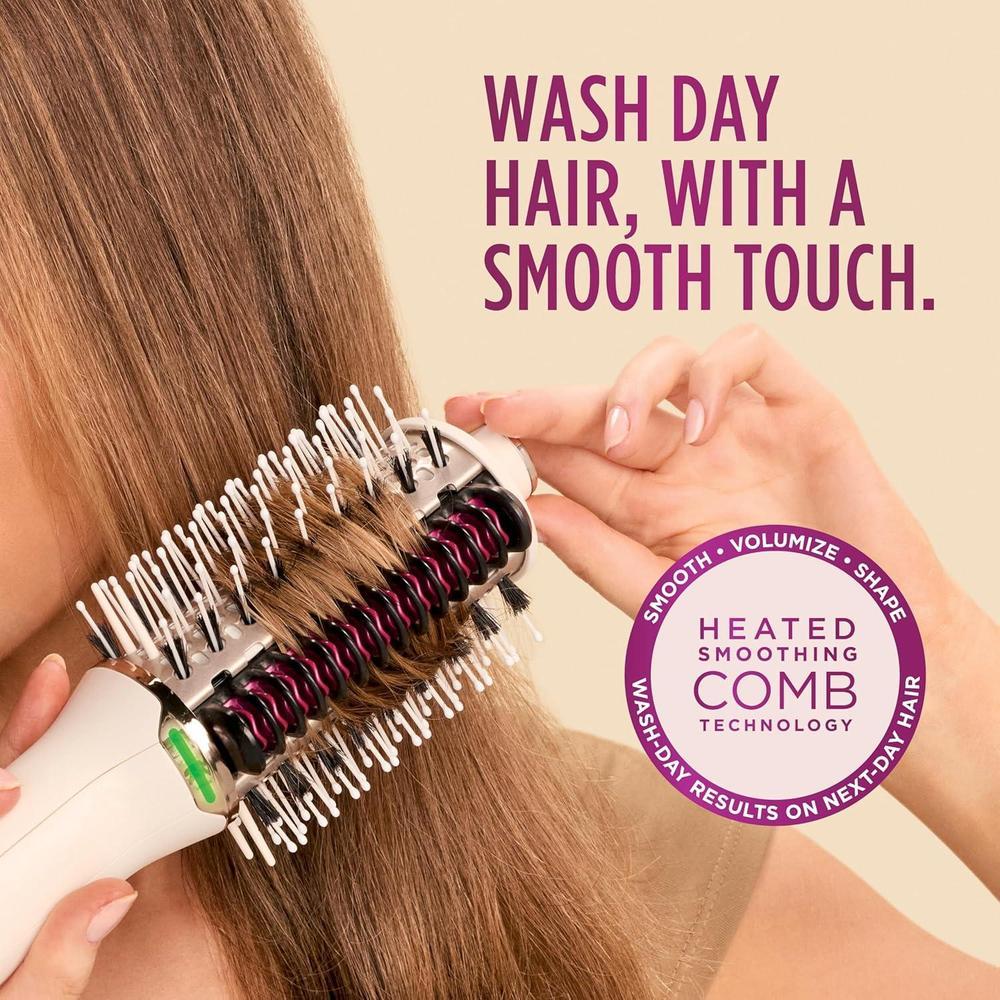 Shark HT212 SmoothStyle peine térmico y cepillo secador, doble modo, adecuado para todo tipo de cabello