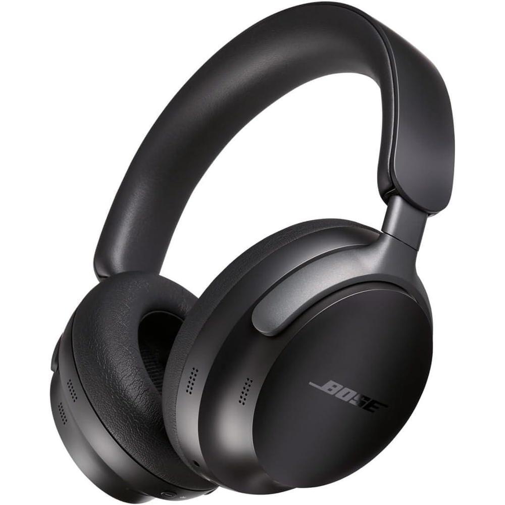 Bose QuietComfort Ultra Bluetooth Headphones, Wireless Headphones with Spatial Audio, Over Ear Noise Cancelling Headphones with Mic, Up To 24 Hours of Battery Life, Black