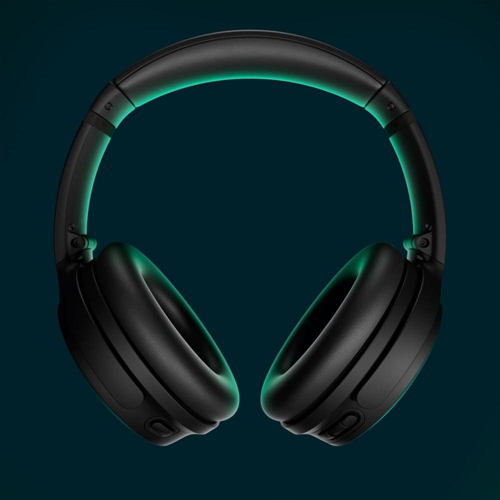 Auriculares Bluetooth Bose QuietComfort inalámbricos con cancelación de ruido y hasta 24 horas de batería, color negro