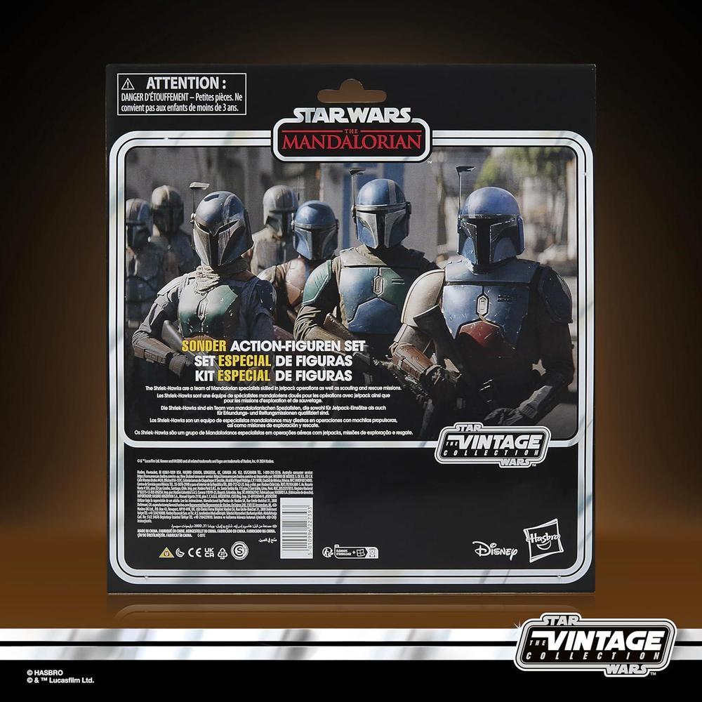 Set de figuras Mandalorian Shriek-Hawk The Vintage Collection inspirado en Star Wars con accesorios
