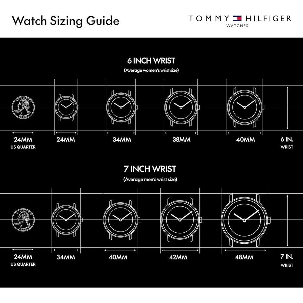 Reloj Multifunción Hombre Tommy Hilfiger, Caja Acero Inoxidable, Diseño Deportivo e Inspirado en Carreras, Resistente al Agua