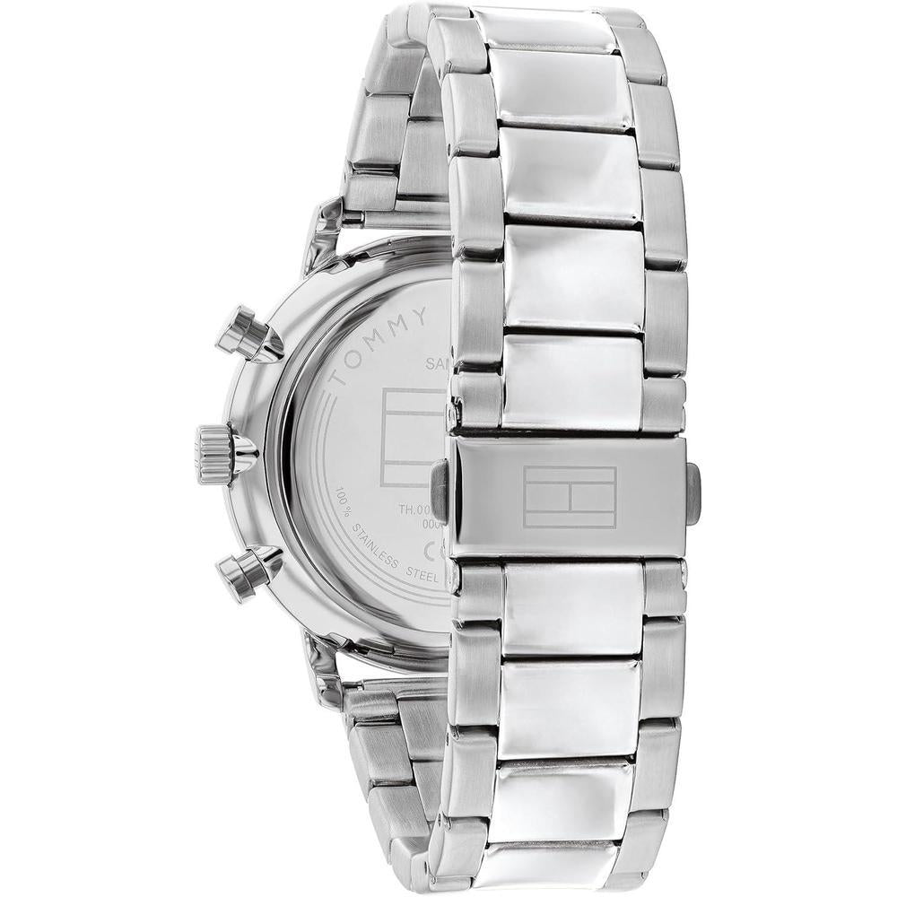 Reloj Tommy Hilfiger multifunción para hombre con números romanos y esfera de apertura, perfecto para ocasiones formales