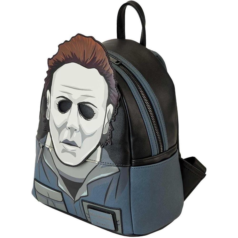 Loungefly Halloween Michael Myers Mini Mochila con detalles de diseño único y cuero vegano