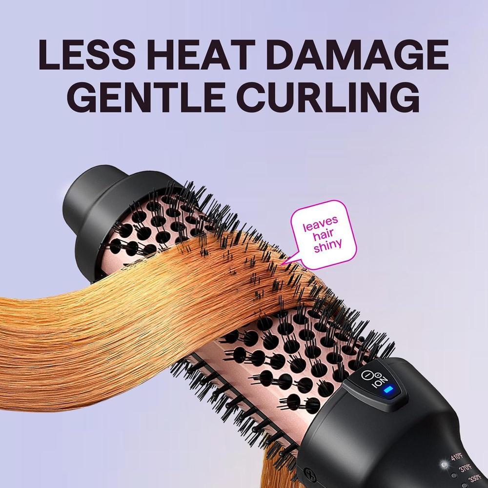 Cepillo Térmico Wavytalk para Peinado lónico. Consigue Cabello Suave con Rizos Naturales y Voltaje Dual