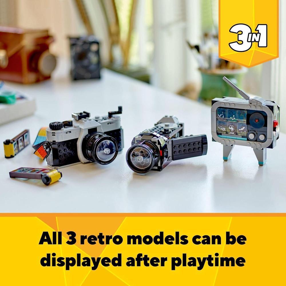 LEGO Creator 3 en 1: Cámara Retro, Video y TV