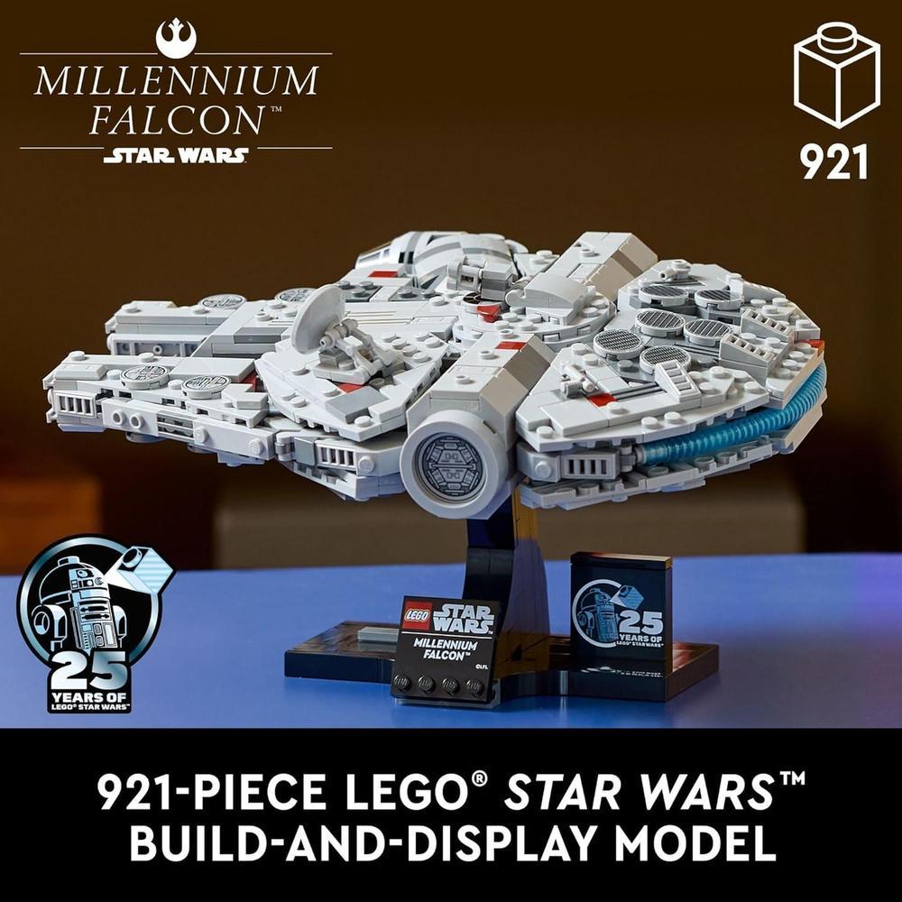 LEGO Star Wars Millennium Falcon A New Hope model coleccionable del 25 aniversario de construcción para adultos