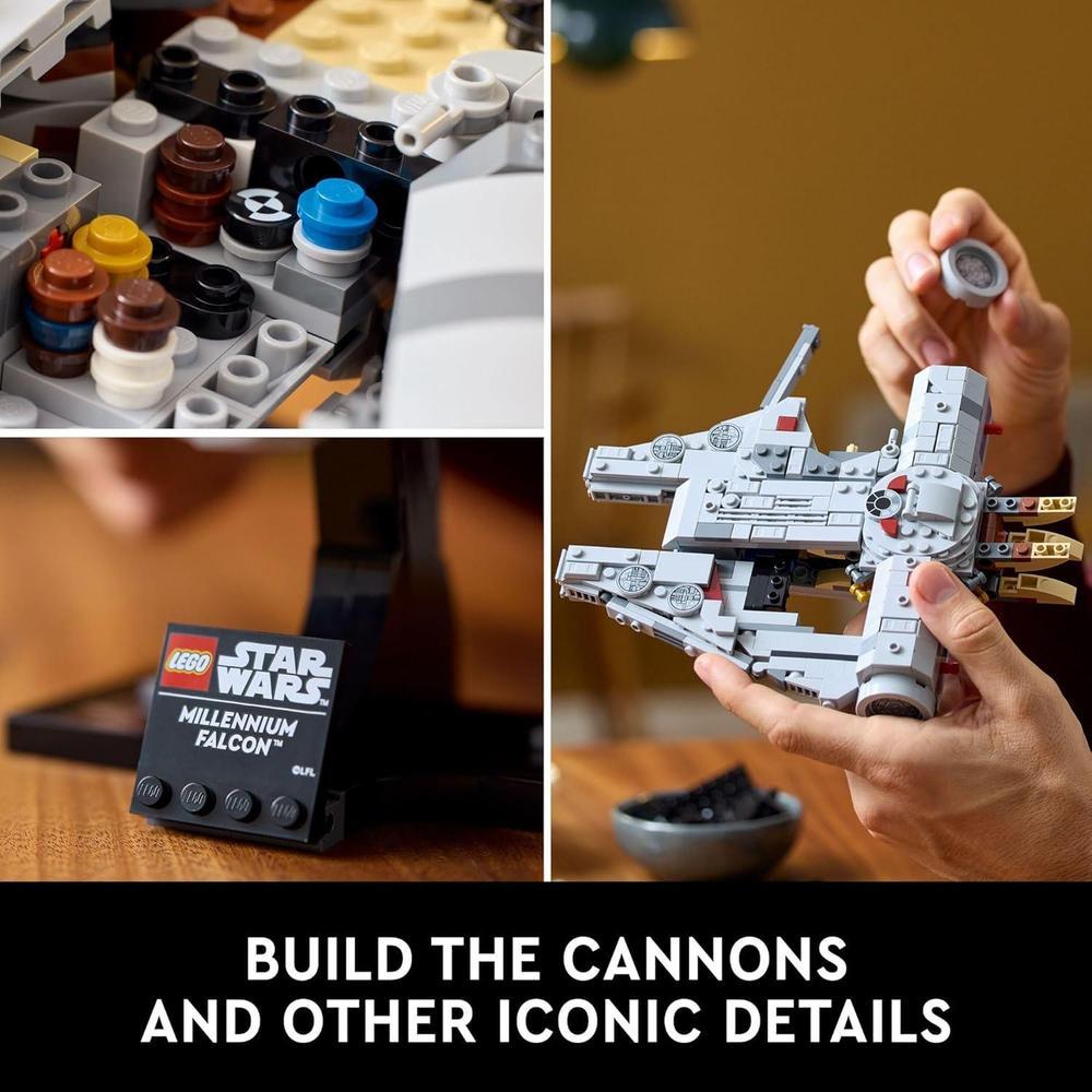 LEGO Star Wars Millennium Falcon A New Hope model coleccionable del 25 aniversario de construcción para adultos
