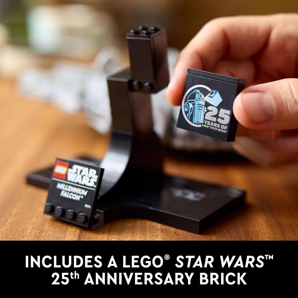 LEGO Star Wars Millennium Falcon A New Hope model coleccionable del 25 aniversario de construcción para adultos