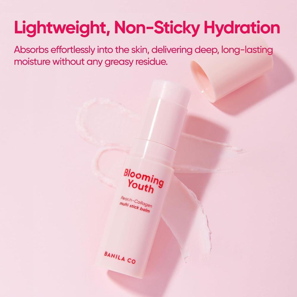 Banila Co Blooming Youth Bálsamo Multifuncional Con Colágeno De Melocotón Y Ácido Hialurónico 10.5g