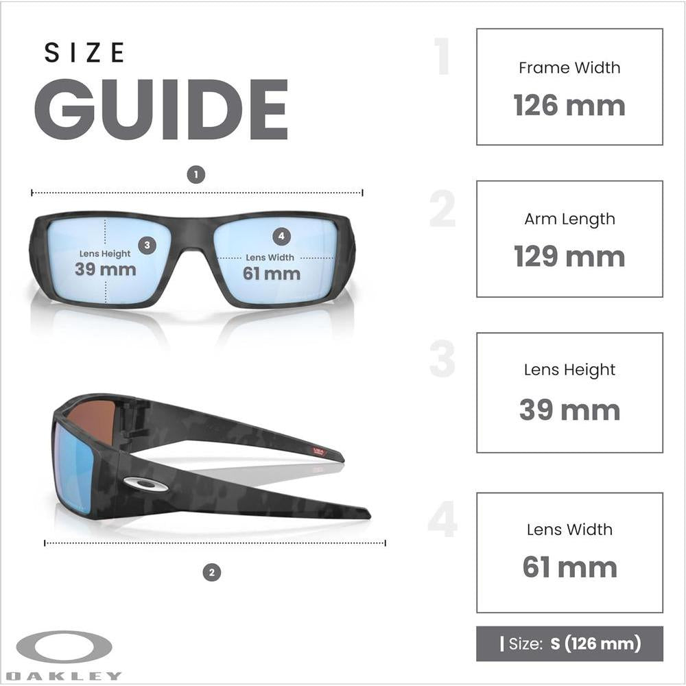 Oakley Heliostat OO9231, Gafas de Sol Rectangulares para Hombre con Kit de Accesorios, Bolsa de Microfibra
