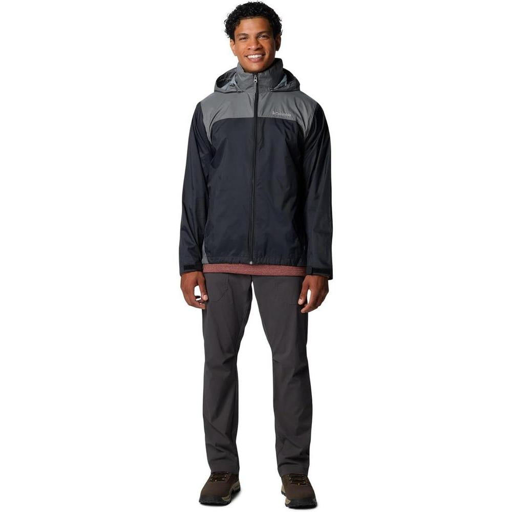 Chaqueta Impermeable Columbia Glennaker Lake II Hombre con Capucha Plegable y Diseño Duradero en Nailon 100%