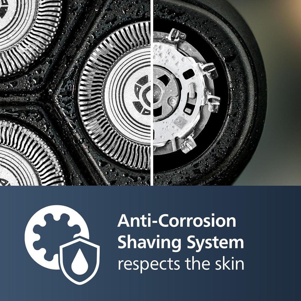 Philips Norelco Shaver 2400, Afeitadora Eléctrica Inalámbrica Recargable Con Recortadora Emergente Y Cabezales Flexibles 4D, X3001/90
