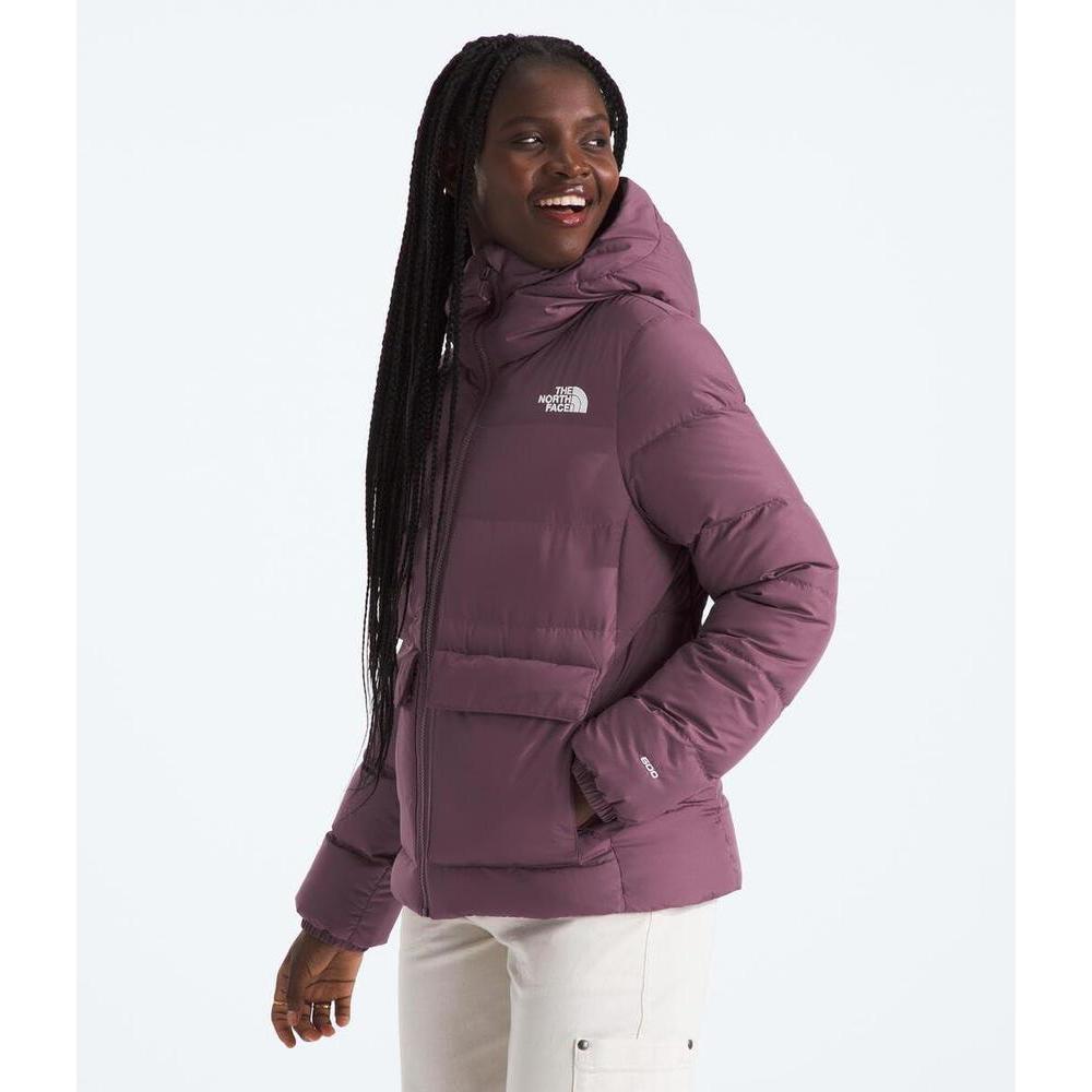 The North Face - Chaqueta aislante para mujer, resistente al agua con plumón reciclado y capucha ajustable