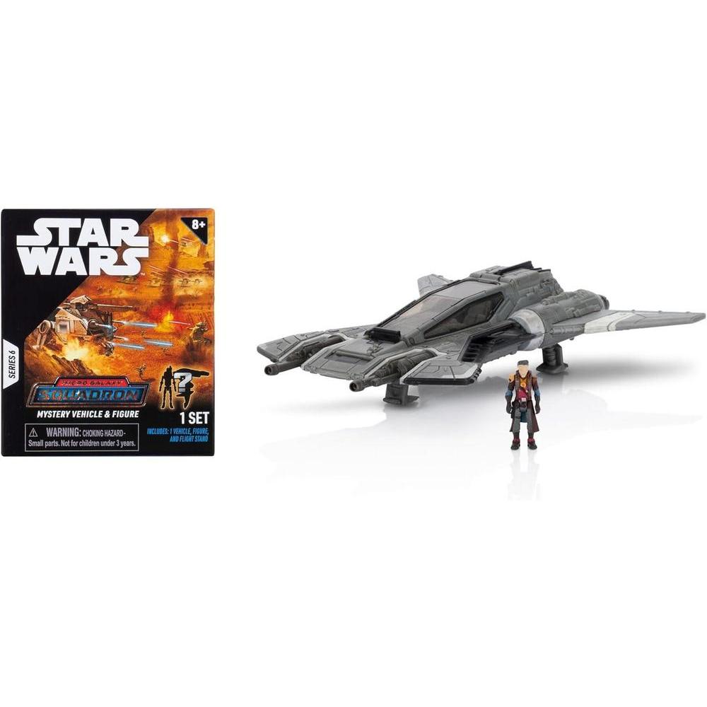 Star Wars Micro Galaxy Squadron Pirate Snub Fighter Mystery Bundle - 5-Inch and 2.5-Inch Vehicles with Accessories (Amazon Exclusive)