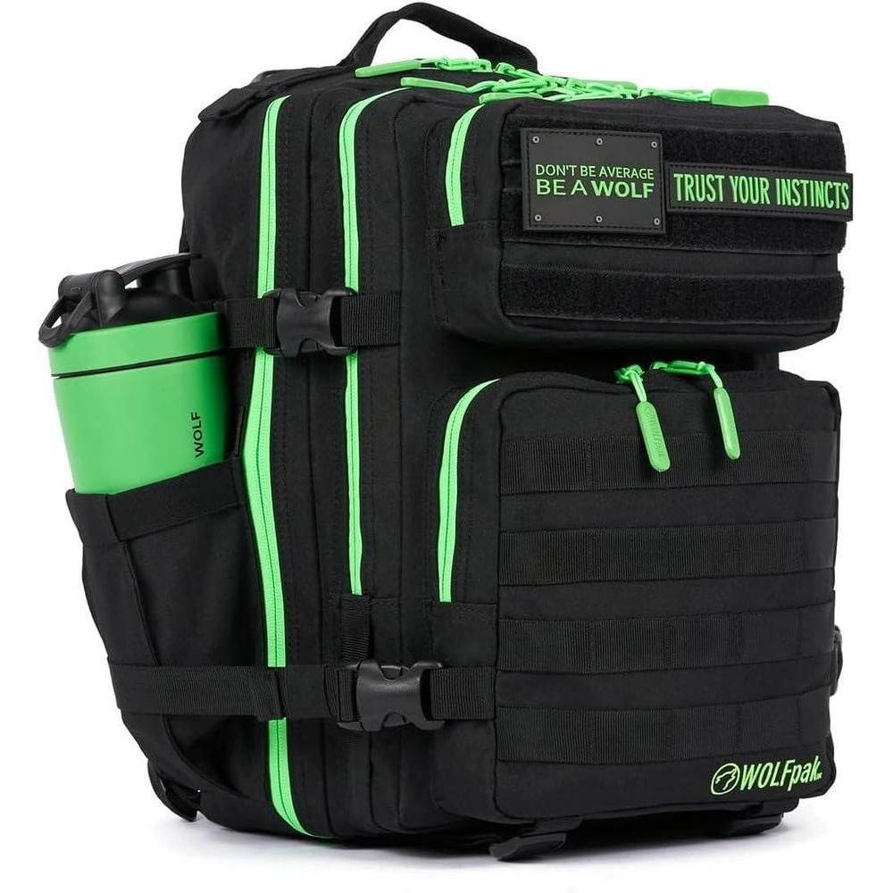 WOLFpak 25 L BackPack (Black Neon Green)