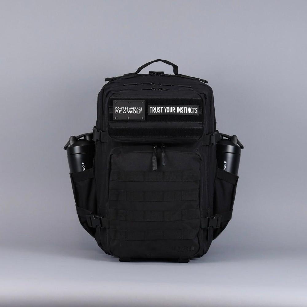 WOLFpak Mochila táctica de negro alfa 45L para acampada y senderismo