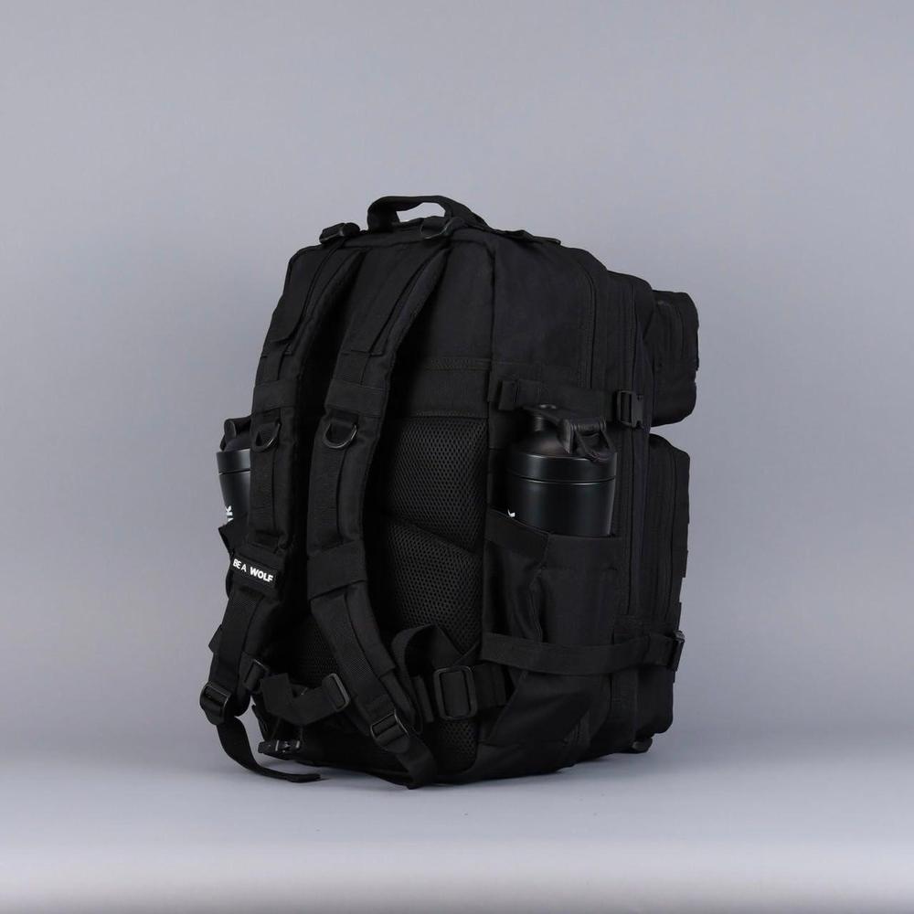 WOLFpak Mochila táctica de negro alfa 45L para acampada y senderismo