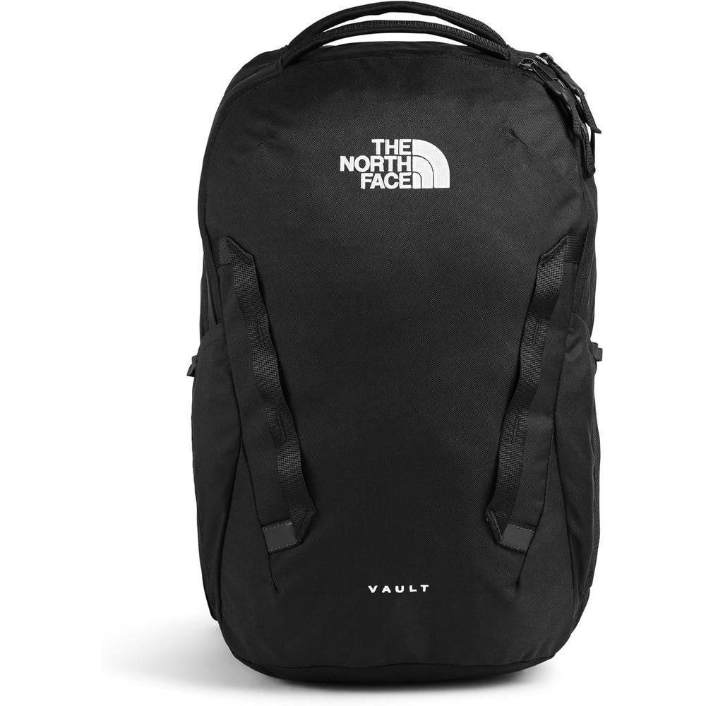 THE NORTH FACE Vault Everyday Laptop Backpack | Commuter Travel Bag with Water-Repellent Finish, Spacious Main Compartment, TNF Black-NPF, One Size