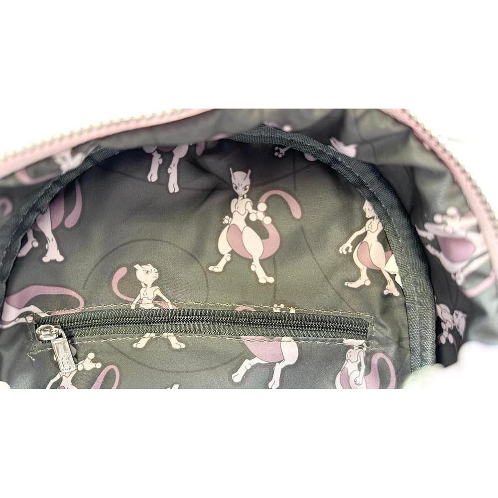 Loungefly Pokemon Mewtwo Cosplay - Bolso de hombro con doble correa para mujer, Púrpura, Casual