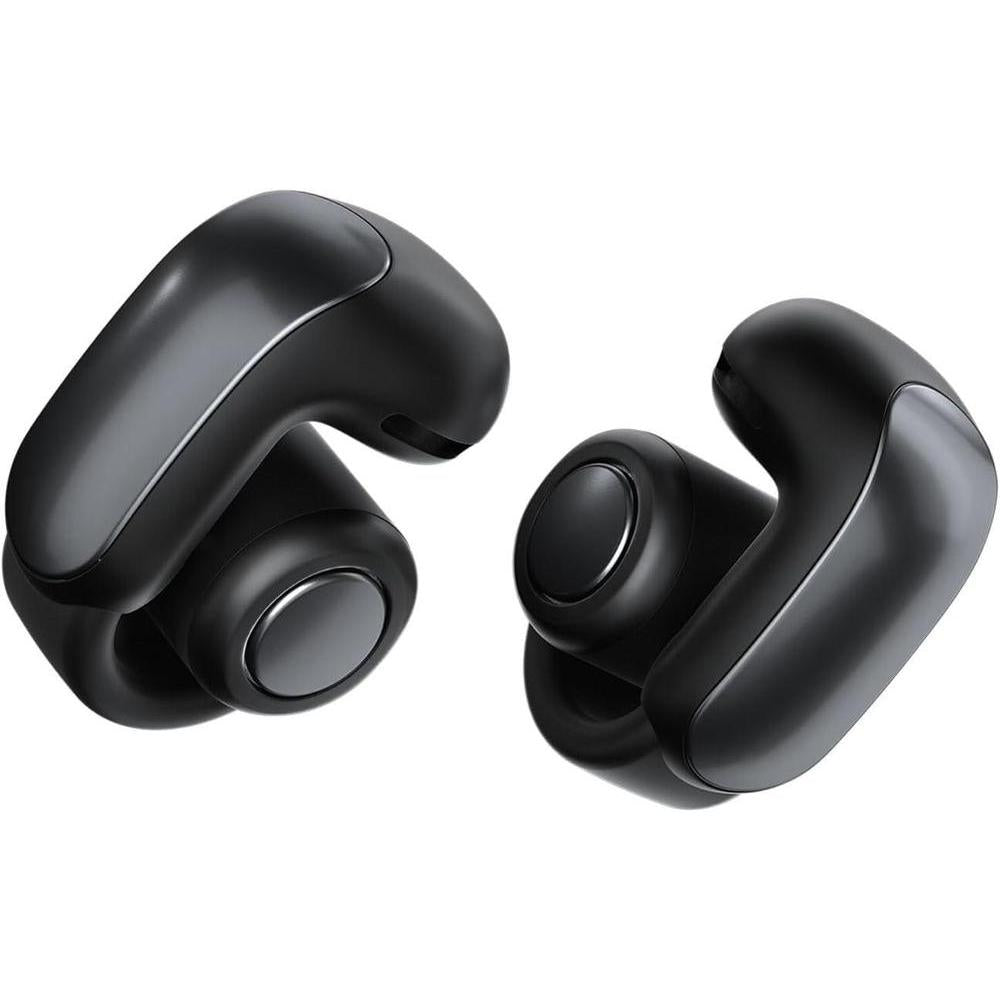 Bose Ultra Open Earbuds, Immersive Audio Open Ear Earbuds, Clip on Earbuds for Comfort, Running Earbuds with OpenAudio for Awareness, Up to 48 Hours of Battery Life, Black