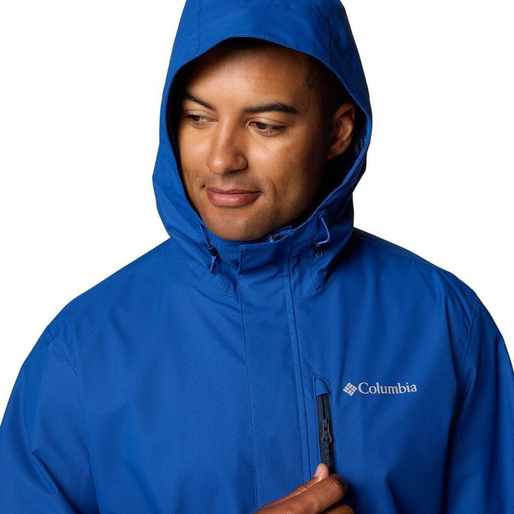 Chaqueta Columbia Hikebound II para hombre impermeable y transpirable con costuras selladas y bolsillos con cremallera