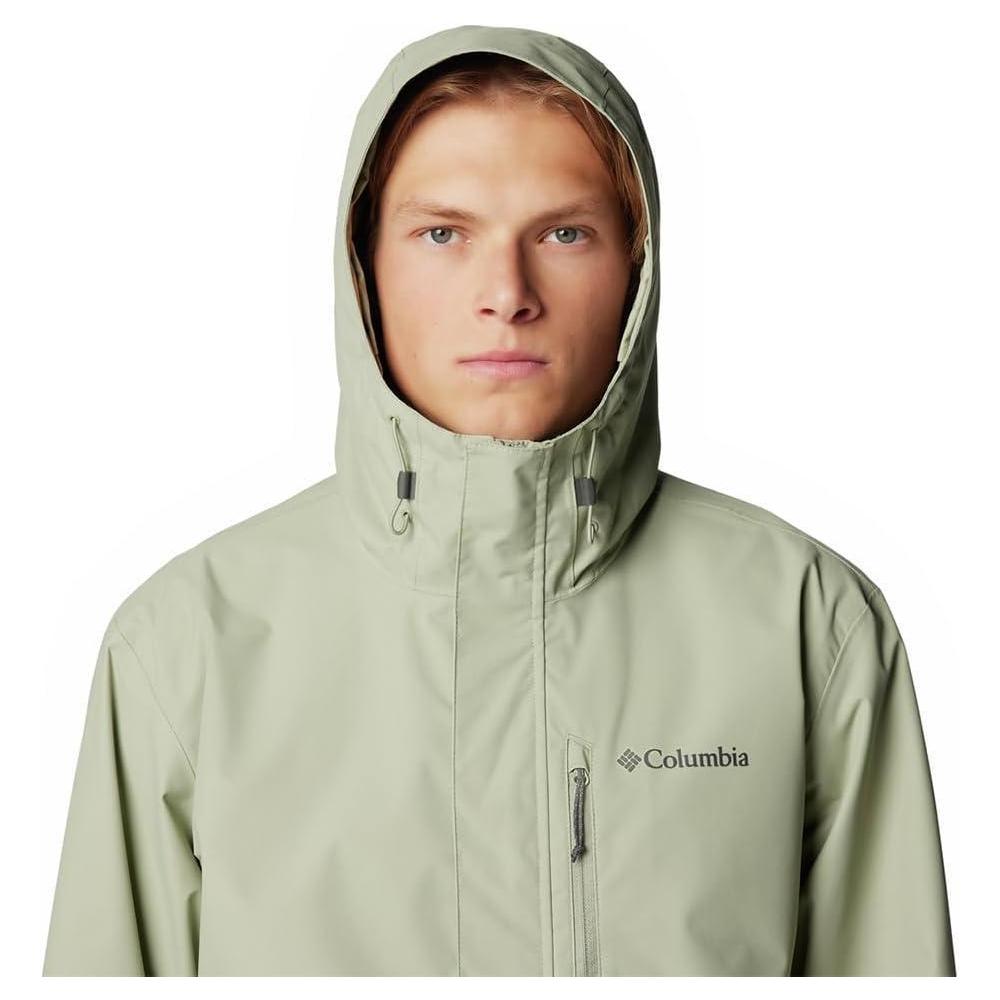 Columbia Chaqueta Hikebound II para hombre impermeable y transpirable con capucha ajustable