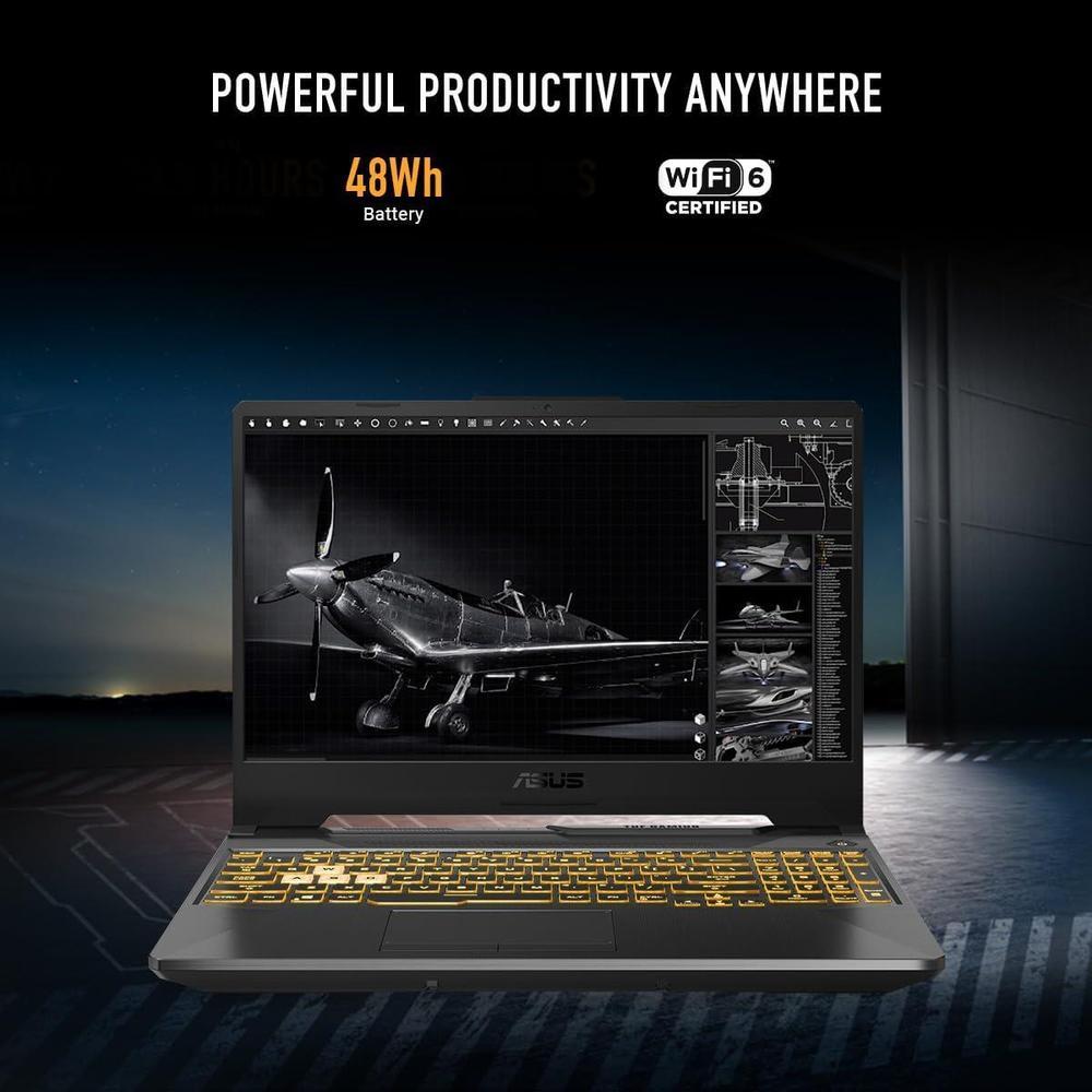 Asus Tuf Gaming A15 Laptop Para Juegos, Fhd 15.6", Ryzen 5, 8gb Ram, Ssd 512gb, Wifi 6, Windows 11, Grafito Negro