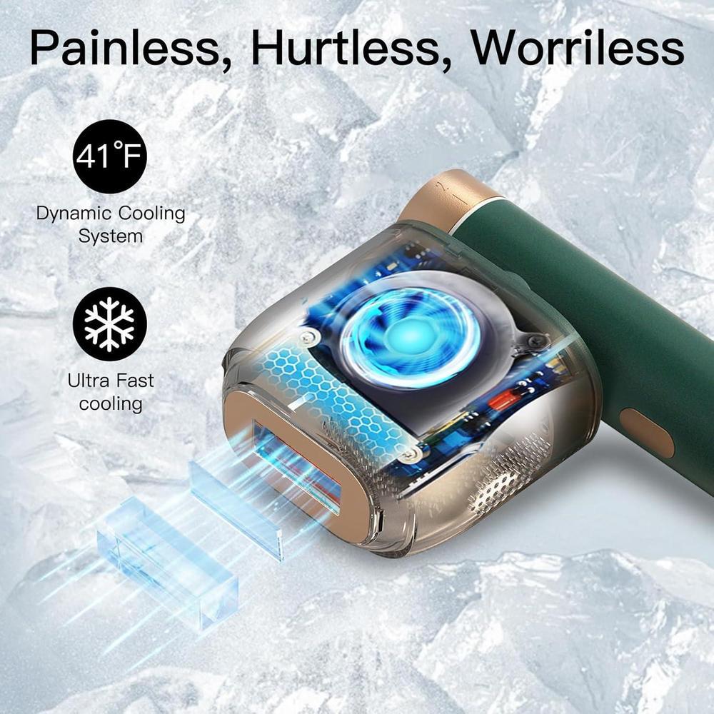 BoSidin IPL Depiladora Láser, 6+1 Modos, Rejuvenecimiento Facial, Enfriamiento de Hielo