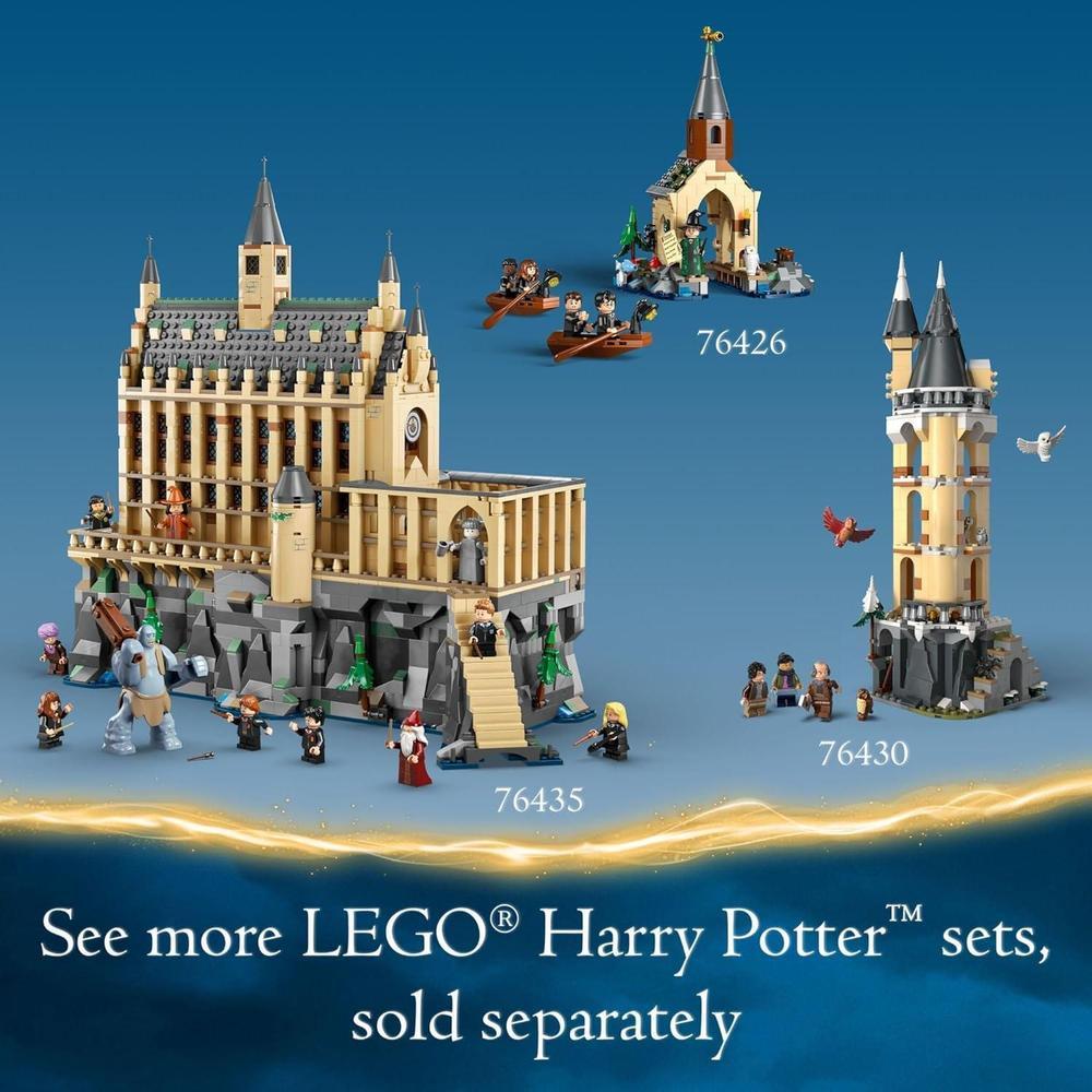 LEGO Harry Potter Castillo de Hogwarts: juego de clase de pociones, coleccionable con 4 minifiguras, idea de regalo mágica