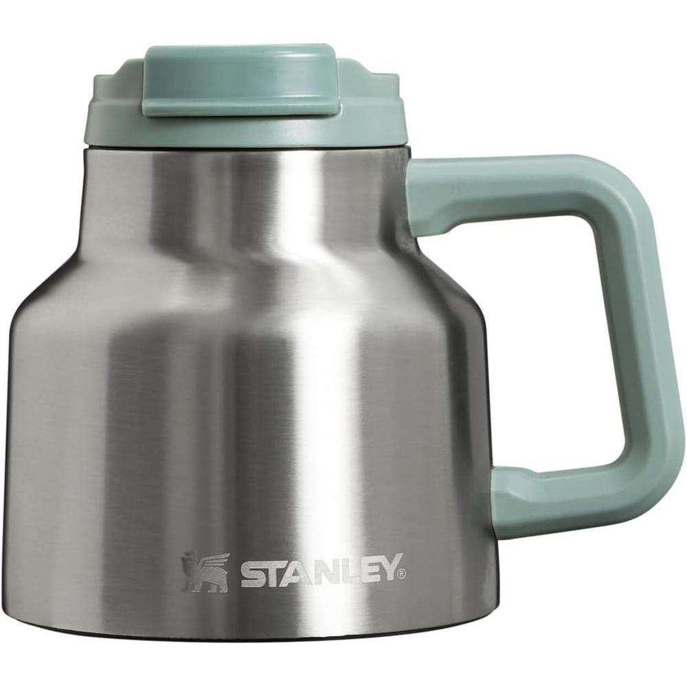 Taza de café Stanley Admiral's con aislamiento al vacío, tapa abatible giratoria, base antideslizante, acero inoxidable