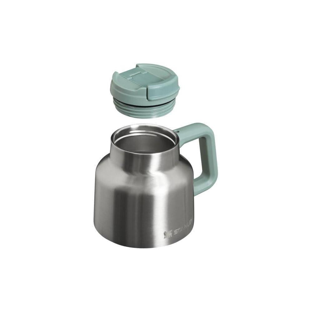 Taza de café Stanley Admiral's con aislamiento al vacío, tapa abatible giratoria, base antideslizante, acero inoxidable