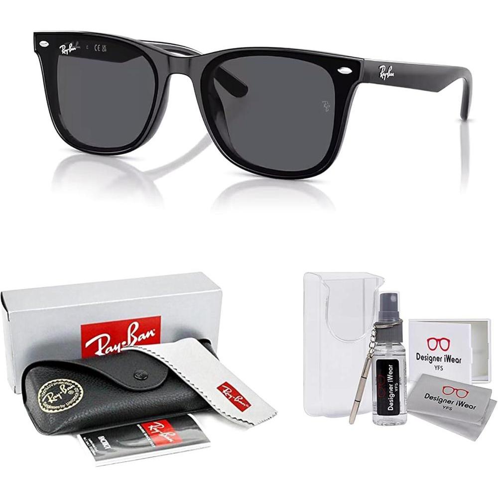 Ray-Ban RB4420 - Lentes de sol cuadrados unisex con kit de cuidado iWear incluido
