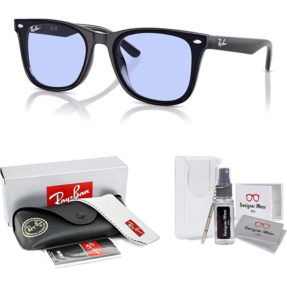 Ray-Ban RB4420 Lentes de sol cuadrados unisex con protección UV y kit de cuidado incluido