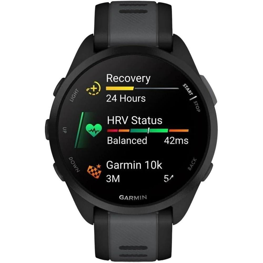 Garmin Forerunner 165, Reloj Inteligente Con Pantalla AMOLED, Métricas De Entrenamiento E Información De Recuperación