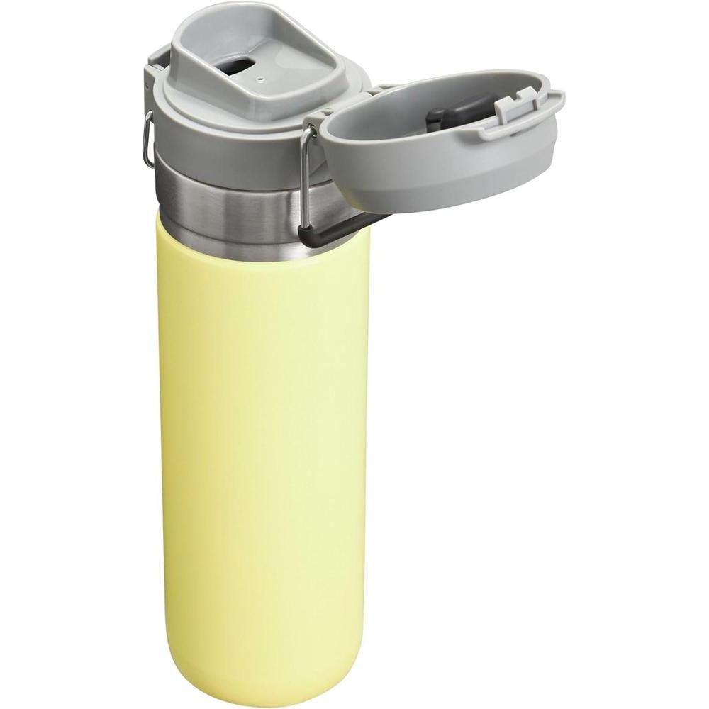 Botella Stanley Quick Flip GO a prueba de fugas para viajes y deportes, acero inoxidable sin BPA, color pomelo