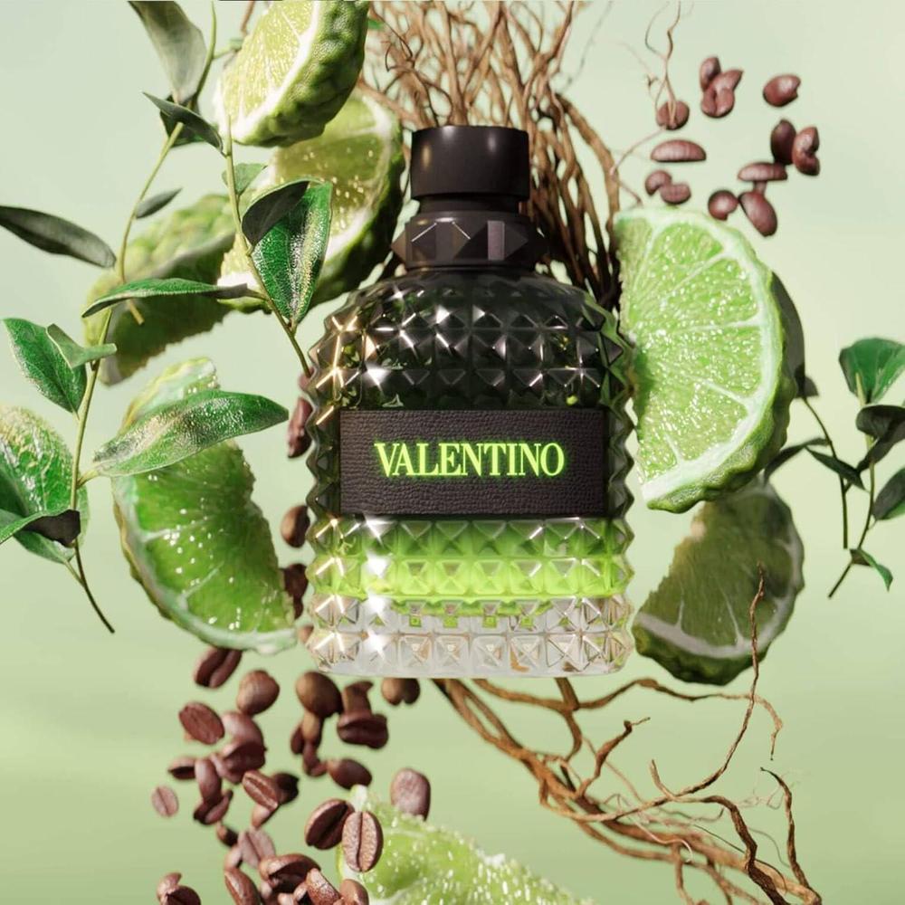VALENTINO Uomo Born In Roma Green Stravaganza Eau de Toilette for Men