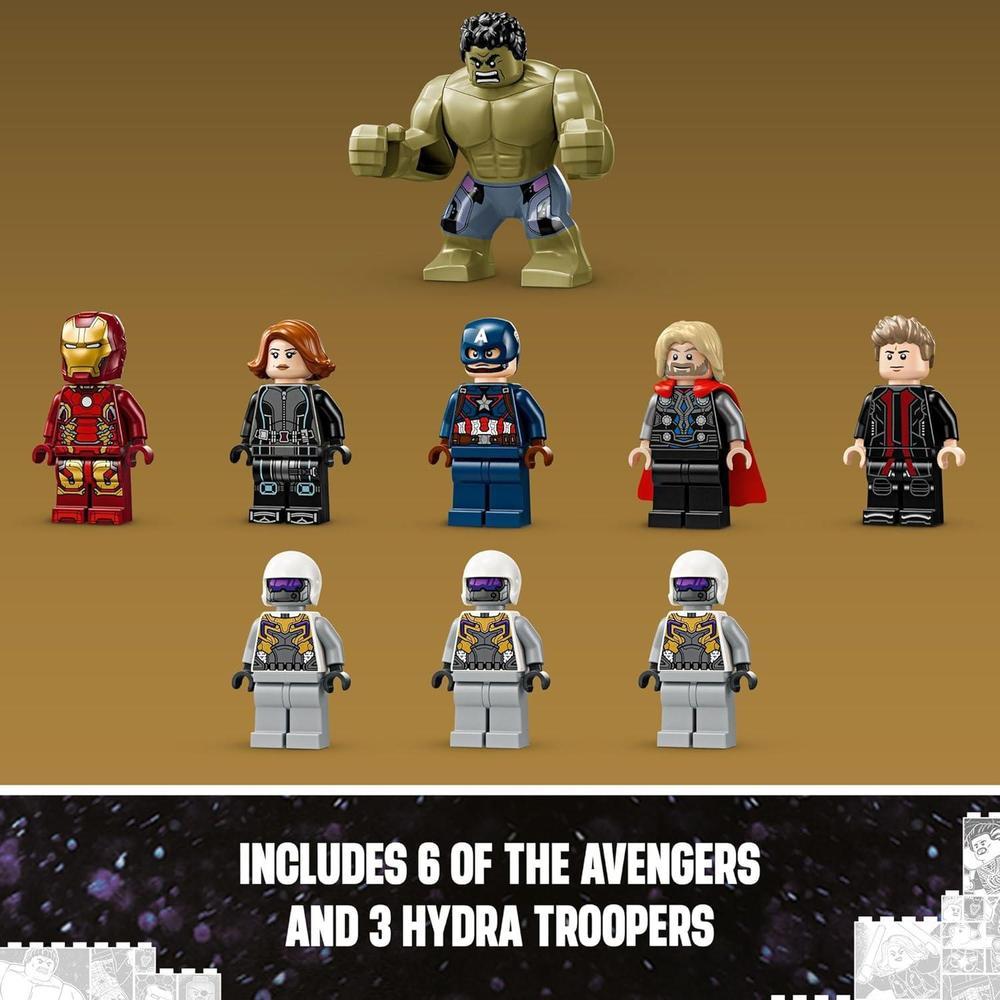 LEGO Marvel The Avengers Assemble: Age of Ultron - Juego de construcción para niños y niñas, a partir de 10 años, con 6 minifiguras